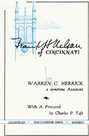 [Gutenberg 26980] • Frank H. Nelson of Cincinnati